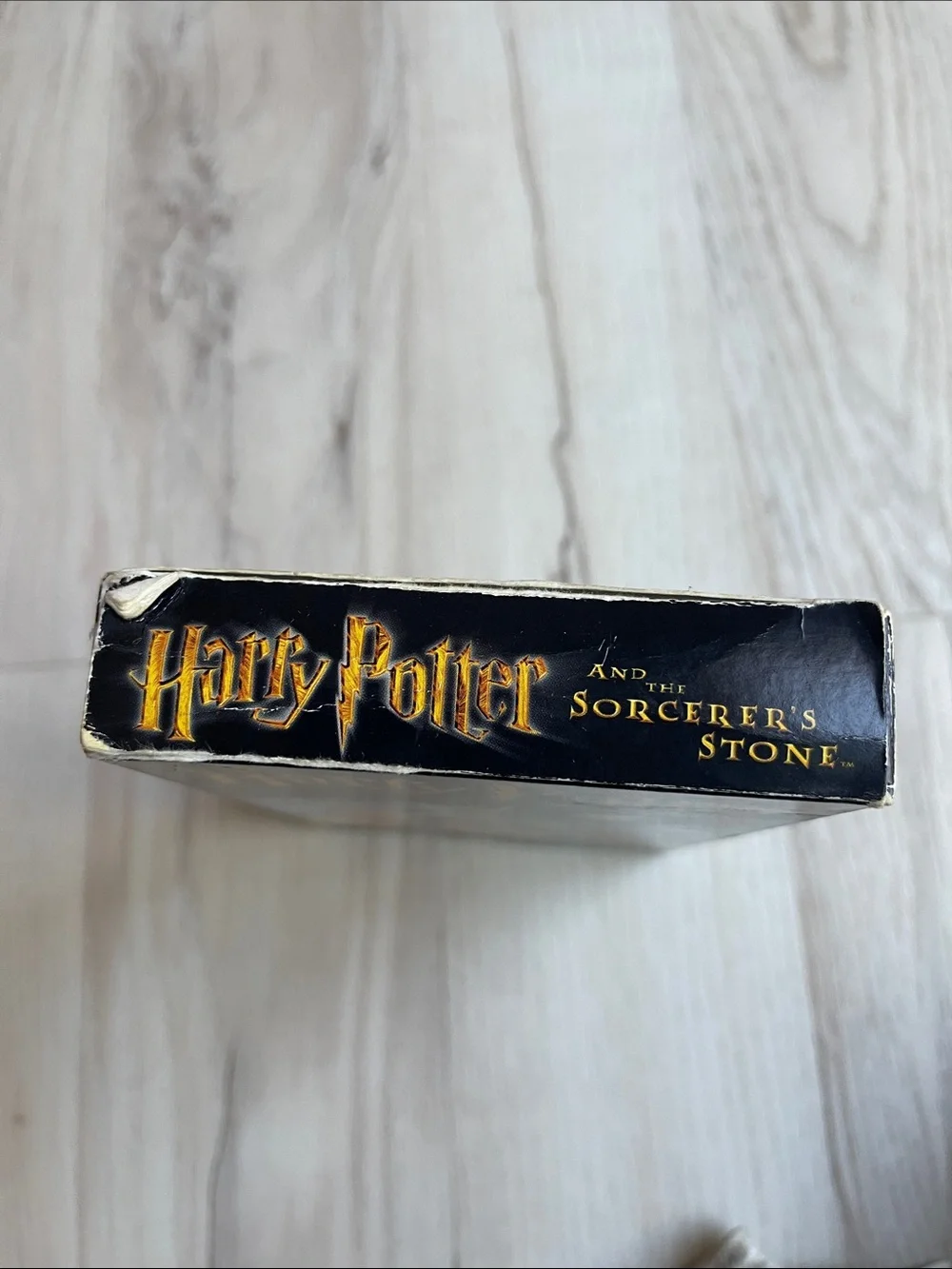 Harry Potter and the Sorcerer's Stone VHS - Black, Blue, Gold Artwork